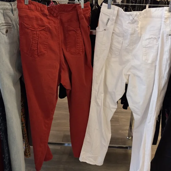 Tripp NYC plus size goth / punk fishnet rip skinnies! Sold separately - Picture 4 of 5